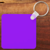 ライトパープル正方形キーチェーンSO_THIS_IS_HOW_BEING_ キーホルダー (裏面)