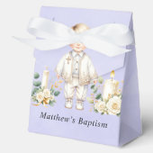ライトパープル水彩少年バプテスマ フェイバーボックス (正面)