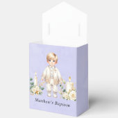 ライトパープル水彩少年バプテスマ フェイバーボックス (見開き)