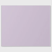 ライトパープル無地のカラーラッピング紙転が ラッピングペーパー (フラット)