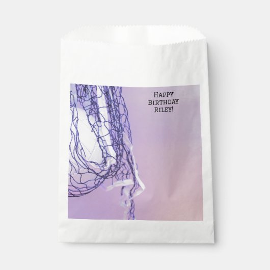 ライトパープル10代のネット&バレーボールスポーツ フェイバーバッグ (正面)