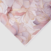 ライトパープル モダン アブストラクト ユリ 薄葉紙 (詳細)