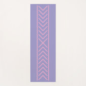 ライトパープル&レッドヨガマット ヨガマット (正面)