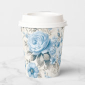 ライトパ芸術的ステルブルーバラ 紙コップ (裏面)