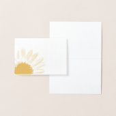 ライトヒマワリ 箔カード (ディスプレー)