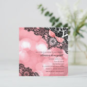 ライトヒョウ及びレースの甘いピンクの311夢 招待状 (スタンド正面)