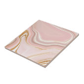 ライトピかわいらしンク金ゴールド大理石デザイン タイル (側面)