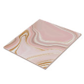 ライトピかわいらしンク金ゴールド大理石デザイン タイル (側面)