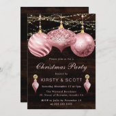 ライトピエレガントンクのクリスマス装飾品交換 招待状 (正面/裏面)