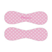 ライトピパーソナライズされたンク水玉模様 野球ボール (パネル)