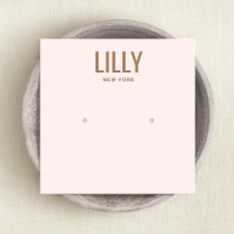 ライトピモダンックスタッドイヤリングディスプレイカード