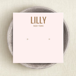 ライトピモダンックスタッドイヤリングディスプレイカード