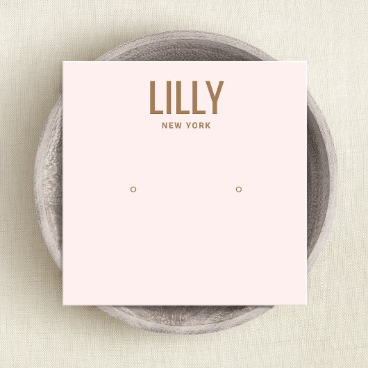 ライトピモダンックスタッドイヤリングディスプレイカード