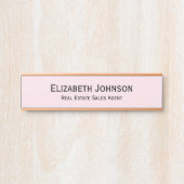 ライトピモダンンクプロフェッショナル営業所 サインプレート (正面)