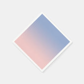 ライトピンクからブルーカクテルグラデーション紙ナプキンス スタンダードカクテルナプキン (角)