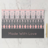 ライトピンクとチャコールグレー ペーパーパッド (インサイチュ)