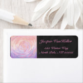 ライトピンクとブラックモノグラム ラベル (インサイチュ)