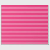 ライトピンクとホットピンクストライプ色 ラッピングペーパー (フラット)