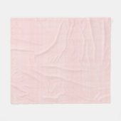 ライトピンクとホワイトギンガムプレイドフリースブランケット フリースブランケット (正面(横))