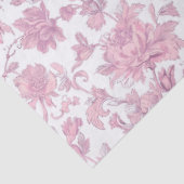 ライトピンクのシノワズリーデコパージュ 薄葉紙 (詳細)