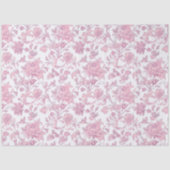 ライトピンクのシノワズリーデコパージュ 薄葉紙 (正面)