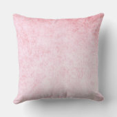 ライトピンクのベルベットのテクスチャプリント クッション (裏面)