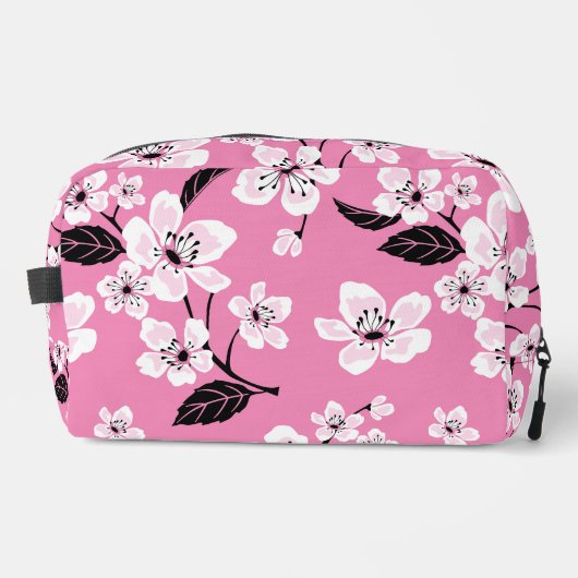 ライトピンクの桜柄 - さくらパターン ドップキット (正面)