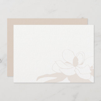 ライトピンクの花ゆりシンプルのモダン固定 サンキューカード