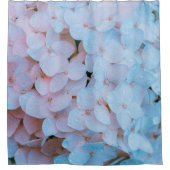 ライトピンクアジサイ シャワーカーテン (正面)