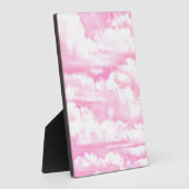 ライトピンクエレガント雲の色 フォトプラーク (側面)