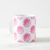 ライトピンクガーベラデイジー コーヒーマグカップ (正面左)