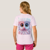 ライトピンクキュート Tシャツ (裏面フル)