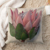 ライトピンクキングプロテア水カラー紙枕 クッション (ブランケット)
