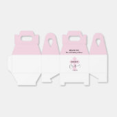 ライトピンククロス《キリスト教》洗礼式や命名式お願いボックス フェイバーボックス (折り畳みなし)