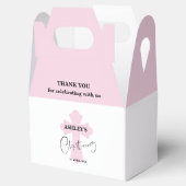 ライトピンククロス《キリスト教》洗礼式や命名式お願いボックス フェイバーボックス (オープン)