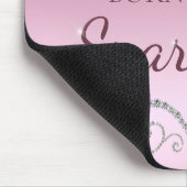 ライトピンクグラムドリップ生まれグリッターto sparkle マウスパッド (コーナー)