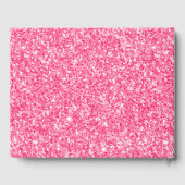 ライトピンクグリッタープリントブルーアクセント ゲストブック (裏面)