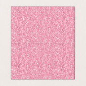 ライトピンクグリッター及び金ゴールド枠 名刺 (内部フラット)