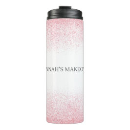 ライトピンクグリッター美しいサロン タンブラー