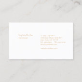 ライトピンクサークルマンダラロゴ美しいスキンケアスパ 名刺 (裏面)