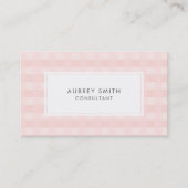 ライトピンクジンガムパターンプロフェッショナル 名刺 (正面)