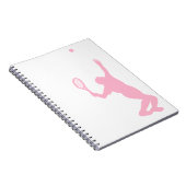 ライトピンクテニス ノートブック (右側)