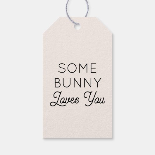 ライトピンクバニーフローライースター ギフトタグ (裏面)