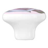 ライトピンクバラオンピンクフローラ セラミックノブ (側面)