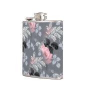 ライトピンクバラパターン フラスク (左)