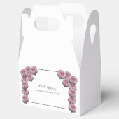 ライトピンクバラ結婚ズ フェイバーボックス (オープン)