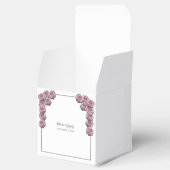 ライトピンクバラ結婚ズ フェイバーボックス (オープン)