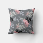 ライトピンクバラ クッション (裏面)