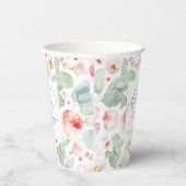 ライトピンクフローラエレガント応援 紙コップ (右)