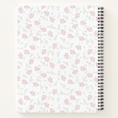 ライトピンクフローラコケットのエステティックスパイラル ノートブック (裏面)